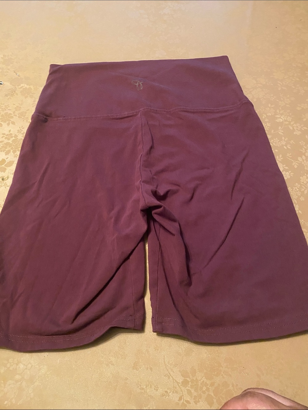 High-Waist Purple Women’s Bike Shorts